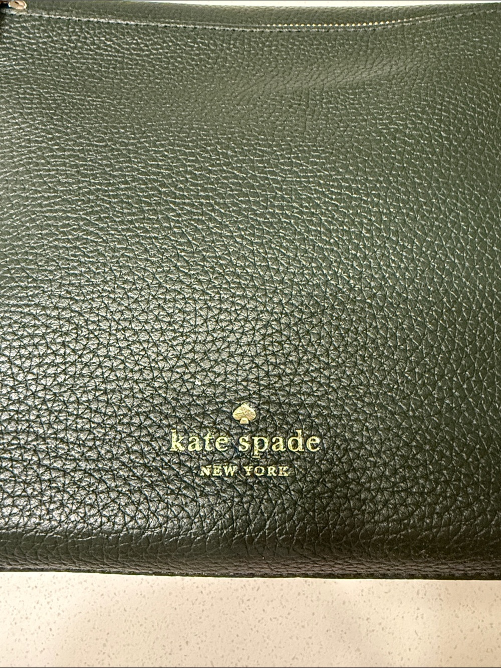 Kate Spade Kailee Medium Flap Crossbody Evergreen Pebbled Leather NWT Rare Green - Picture 8 of 14